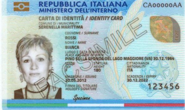 Carta Identità per espatrio